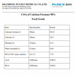 Wholesale Dealers of Calcium Formate/Calcium Formate Price/CAS No: 554-17-2