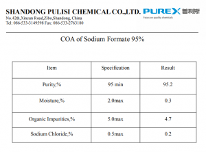 factory Outlets for Low Price High Quality 99% CAS 141-53-7 Sodium Formate