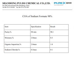 China Factory for CAS 141-53-7 98% Purity Sodium Formate with Premium Quality