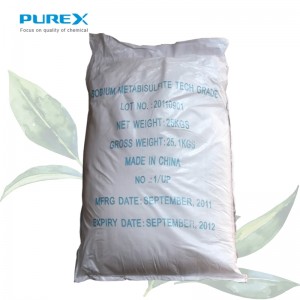 Factory Price For High-Quality Food Grade 96.5% Sodium Metabisulphite for Food Additives
