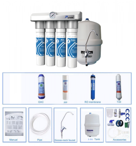 RO машина за прочистување вода за пиење, домашна кинеска RO прочистувач на вода PT-1169