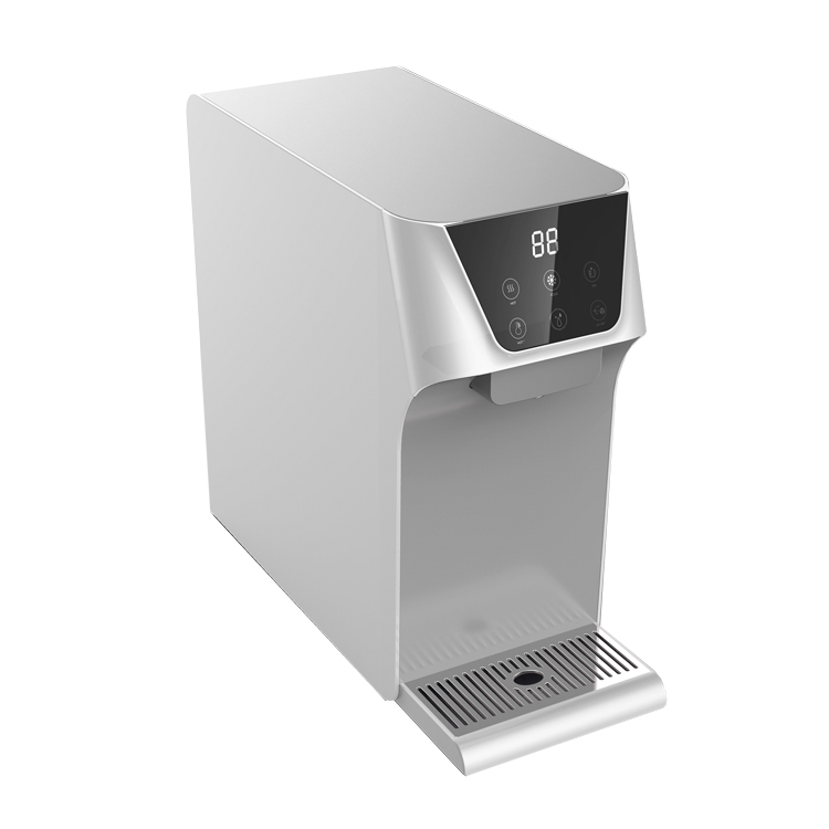 Desk Water Cooler - Factory wholesale Hot & Cold Compressor Direct Cooling and Instant Hot Desktop White & Black UF System Water Dispenser – Auautal