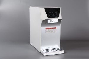စက်ရုံမှ လက္ကား Hot Cold Compressor Direct Cooling Instant Hot Desktop Filtered Water Purifier Dispenser