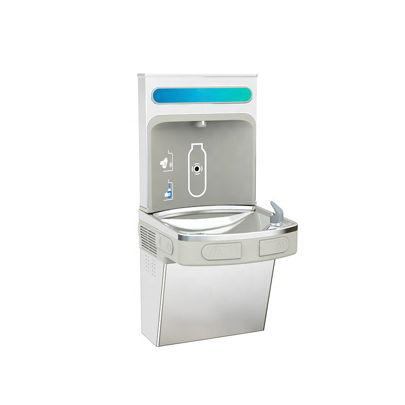 Iepenbiere Touchless Stainless Steel Wall Drinking Fountain Water Cooler