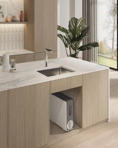 Desain terbaru Puretal undersink semua dalam satu mesin pemurni air RO untuk dispenser air RO panas instan di rumah