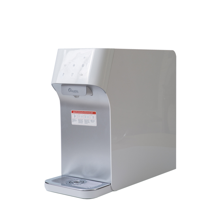 China Supplier Kitchen Water Cooler - 2022 New Desgin Puretal Desktop Hot And Cold POU UF system with uv Water Purifier Dispenser – Auautal