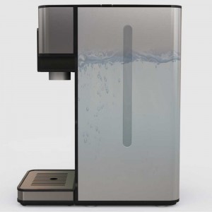 Desktop stainless steel pribadi gratis-instalasi mini instan dispenser cai panas kalawan filter cai pikeun susu jeung teh