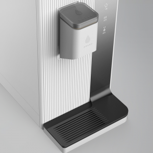 Instalasi gratis desktop pintar pemurni air dispenser air RO panas instan