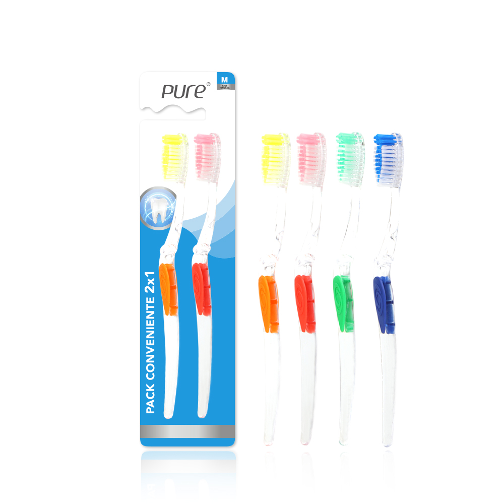 Manufacturer Of Inter Toothbrush - Modern Handle Eco Rubber Plastic Custom Manual Toothbrush – Chenjie