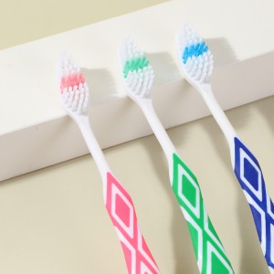 Китайская торговая марка с логотипом, экологически чистая зубная щетка для взрослых