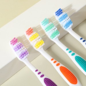 Cleaning fẹlẹ Adayeba bristle Toothbrush
