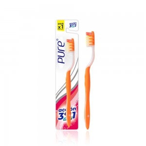 Cepillo de dentes de cerdas suaves de nailon para hixiene bucal