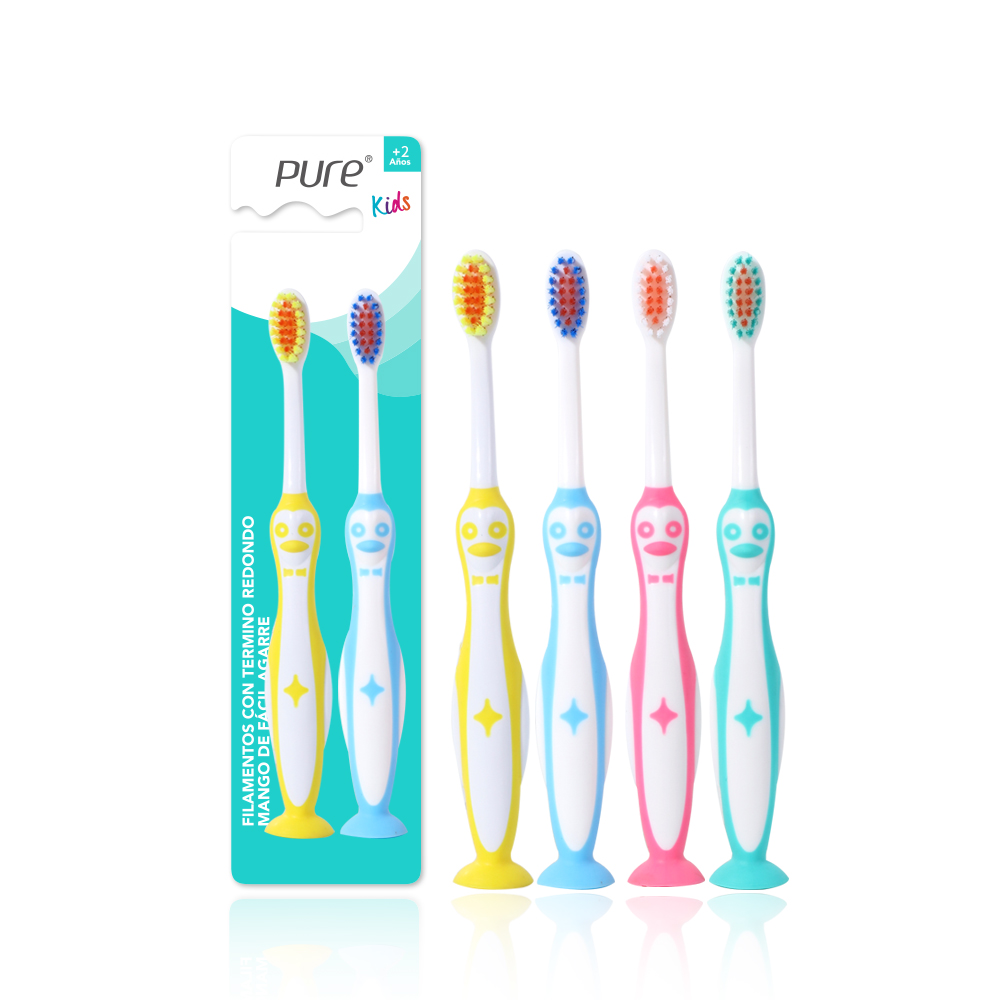 Hot New Products Antibacterial Toothbrush - Silicone Handle Non-slip kids toothbrush – Chenjie