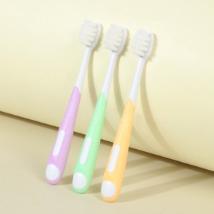 4 unidades de escova de dentes para limpeza de cores doces