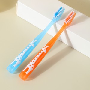 राम्रो गुणस्तर चीन नयाँ राम्रो बिक्री कार्टुन बच्चाहरु टूथब्रश एक टूथब्रश ह्यान्डल हातको आकार फिट हुन्छ
