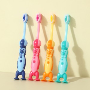 သွားတိုက်ဆေး Soft Bristle Cartoon Kids သွားတိုက်တံ