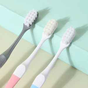Fresh Breath Antibacterial Nylon Bristles Adult Toothbrush