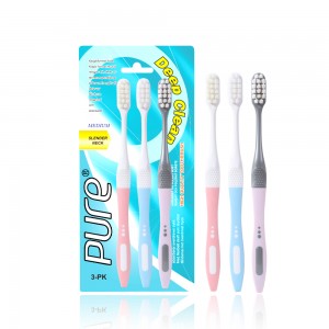Fresh Breath Antibacterial Nylon Bristles Adult Toothbrush