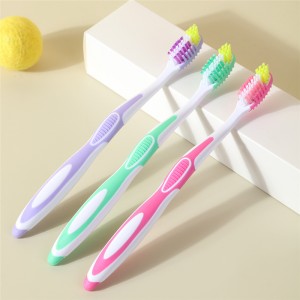 Escova de dentes estética com cerdas macias de nylon