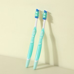 Nā Mea Hana Hoʻomaʻemaʻe Hoʻomaʻemaʻe ʻO ka Nylon Bristles Toothbrush