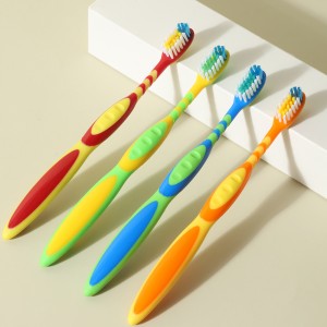Evde Kullanım Solmaya Renkli Kıllar Diş Fırçası
