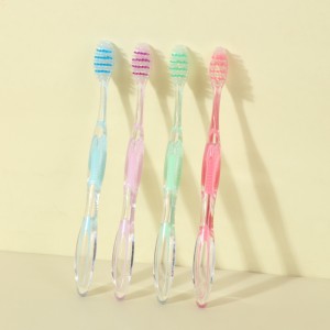新型プラスチックゴム中毛スーパーマーケットハングパッケージ歯ブラシ