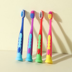 Pionowa przyssawka do czyszczenia zębów dla dzieci