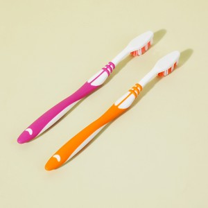 Fade Color Bristles Toothbrush Lag luam wholesale txhuam hniav