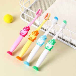 Oral Care Product Silicone Handle Non-Slip Kids Toothbrush