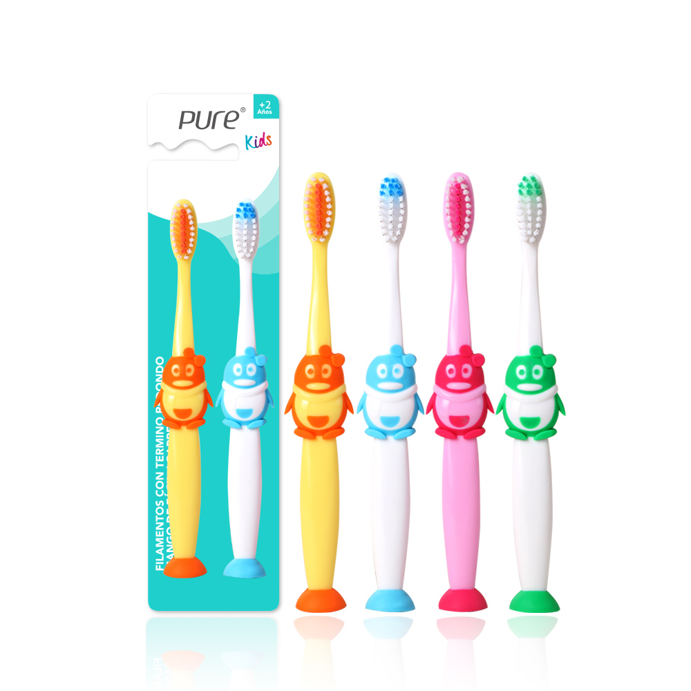 Best Price For Kid Toothbrush - Oral Care Product Silicone Handle Non-Slip Kids  Toothbrush – Chenjie