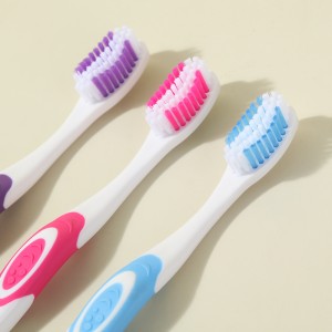 Capete de perie colorate Periuță de dinți cu peri moi pentru dinți sensibili