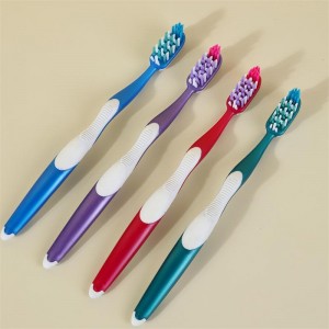 Scolorimento del colore dello spazzolino manuale per la pulizia dei denti
