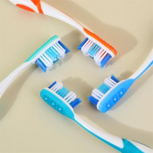 Manual Toothbrush Color Fading Soft Bristles
