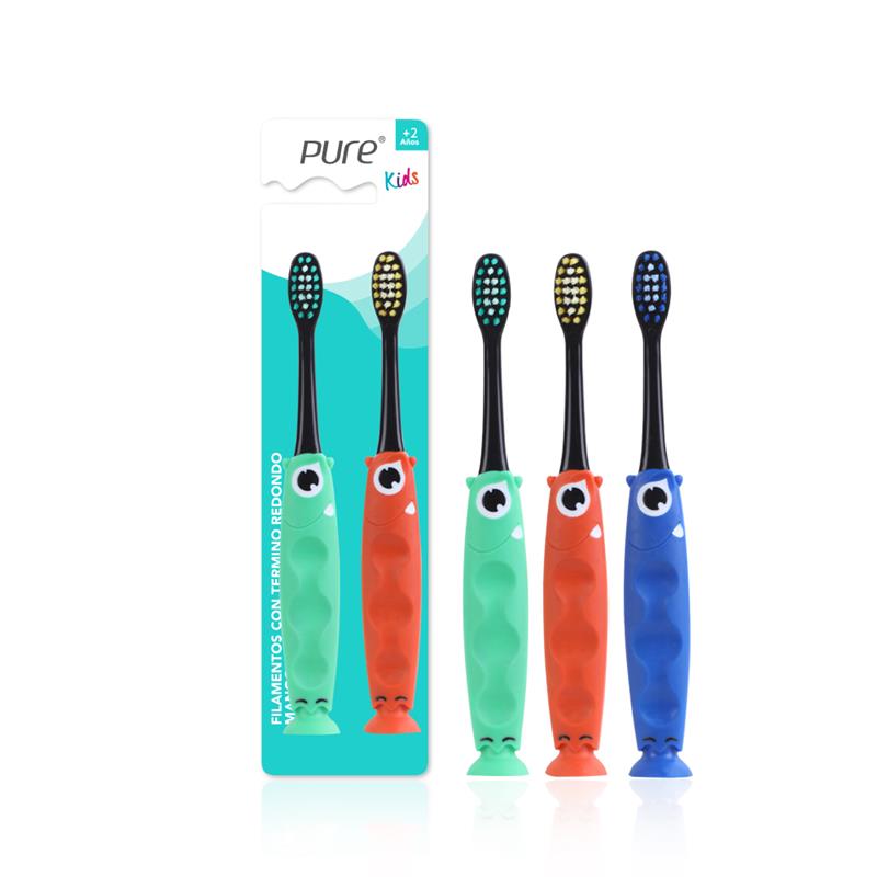 Special Design For Silicone Handle Non-Slip Kids - Non-slip Silicone Handle Toothbrush For Kids     – Chenjie
