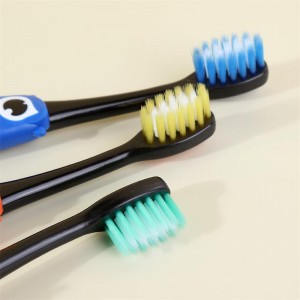 I-Original Factory Kids U Shaped Toothbrush Children 360 Manual Travel Ilogo Baby Silicone Kids Toothbrush