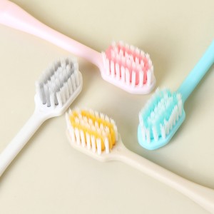 Genim Straw Toothbrush Malbata Mala Bikaranîna Manual Toothbrush Recyclable