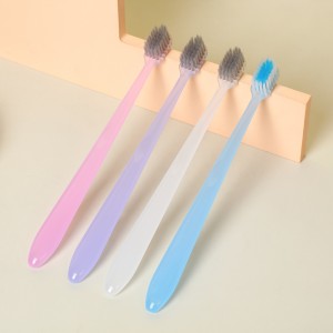 4pcs Candy Color Family Toothbrush nga Adult Toothbrush