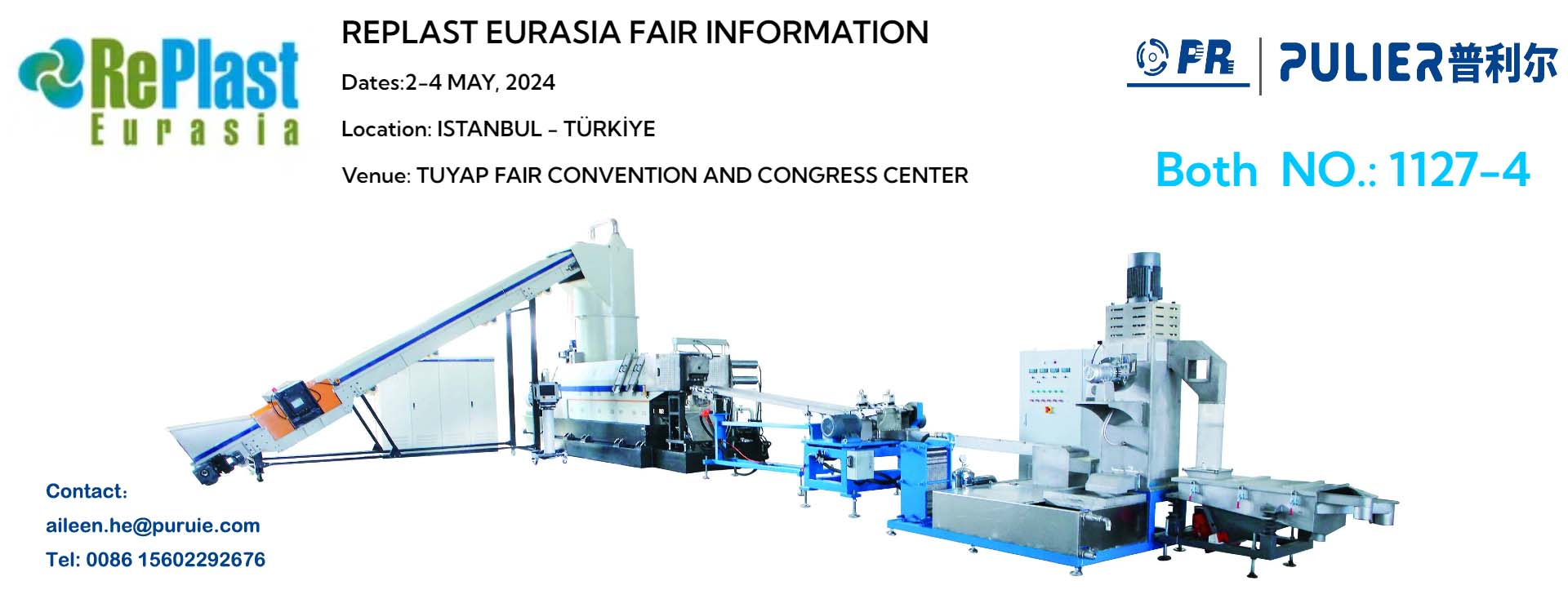 RePlast Eurasia Messe in Istanbul, Türkei