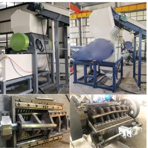 Plastic Crusher for PP PE films and HDPE bottles