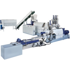 single screw extruder for recycling pelletizing system