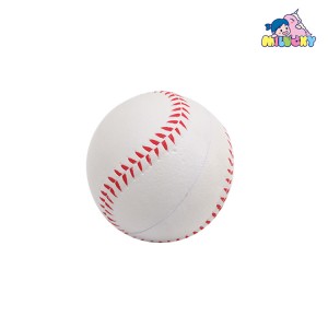 Factory source China Customized Baseball Shape PU Foam Stress Ball Small Promotional Items Toys