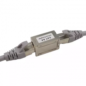 ODM Rj45 Keystone Jack Factories - Female to Female RJ45 Cat6a STP Ethernet Coupler Connector – Puxin