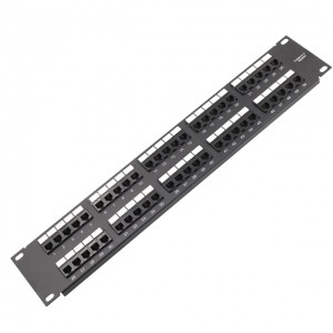 CAT3 25 PORTS 50ports patch panel for voice telephone patch panel cat 3