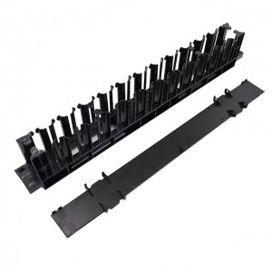 Wholesale Best 24 Wall Mounted Patch Panel Factory - 12 Port Plastic Cable Management – Puxin