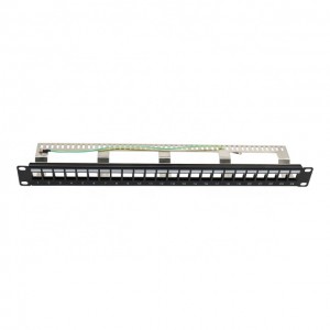 Network High Quality Stp Rj45 24 Port Unloaded Blank Patch Panel