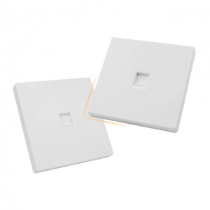 Network Face Plate RJ45 Single Port wall cable face plate module with single face plate