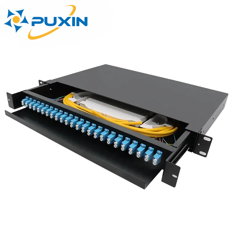 PUXIN new arrival 48 core fiber optic termination box mpo to lc cassette module
