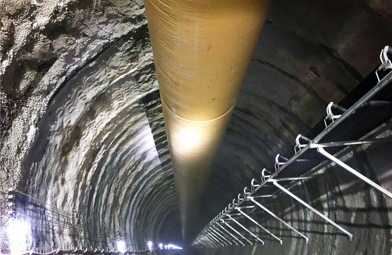 It is a nationwide strategic project for underground crude oil storage facilities that began in 2018. We've been supplying 1300mm layflat duct and 2100mm spiral ducts. 