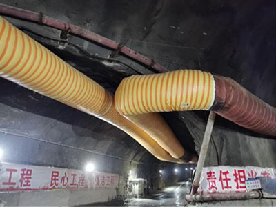JULI PVC mining ventilation duct
