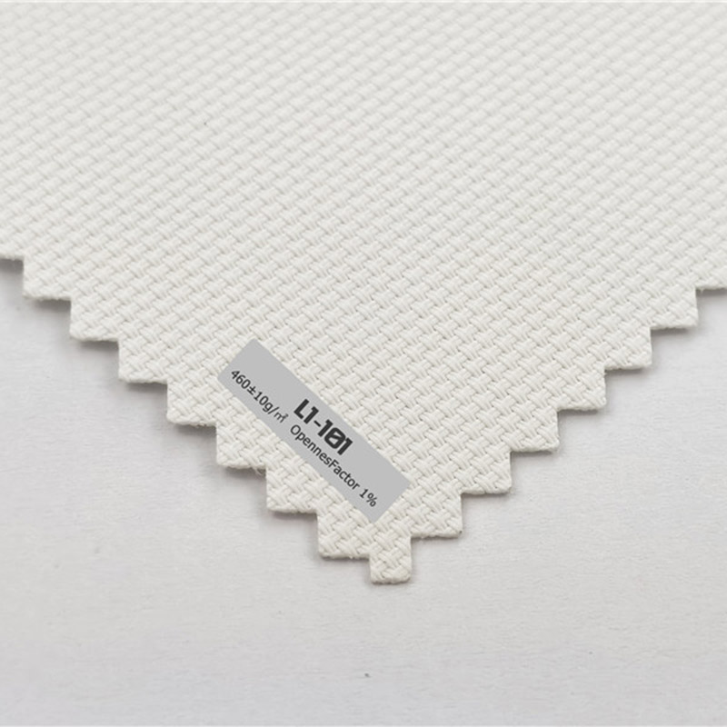 1% Openness Factor Polyester Waterproof Sunshade Material